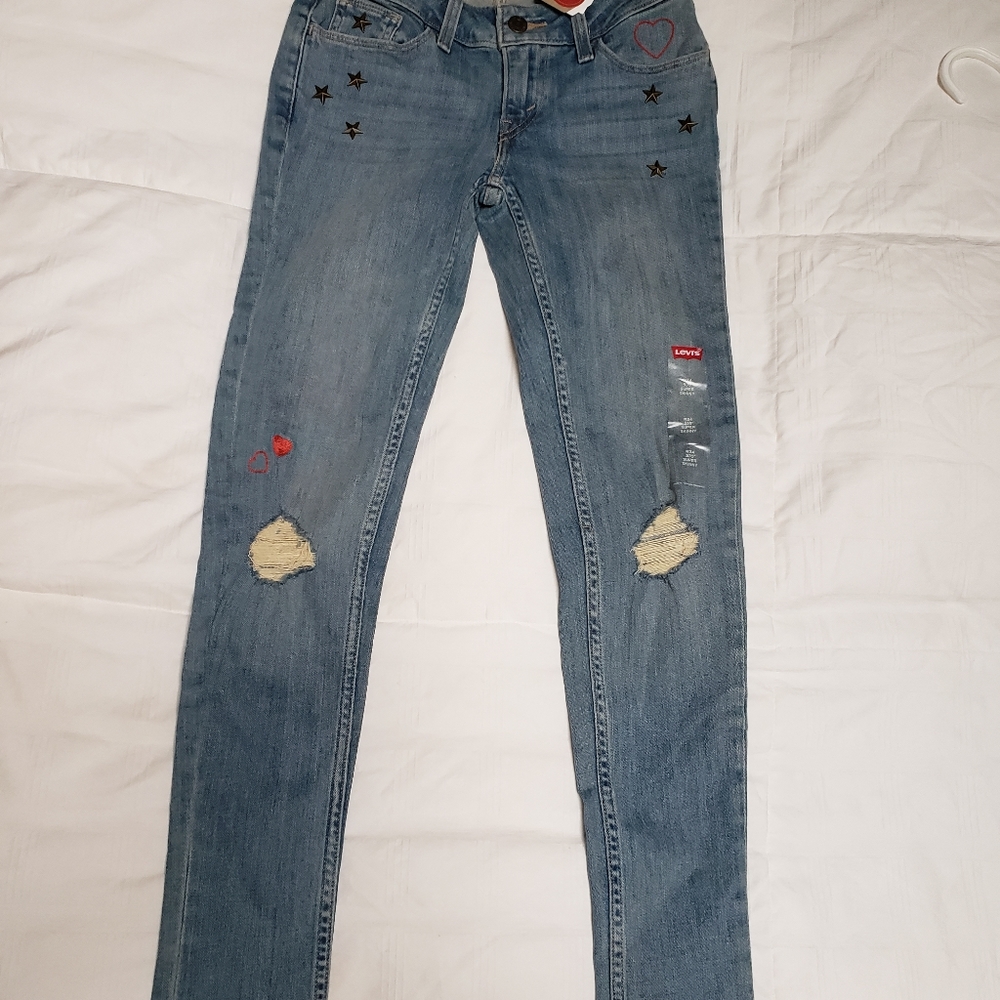 NWT Women's Levi 535 super skinny jeans Size 24